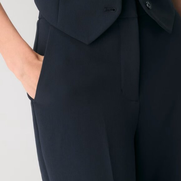 NWT Aritzia The Limitless Pant - Crepette - Dark Night Navy 10 - Picture 4 of 10